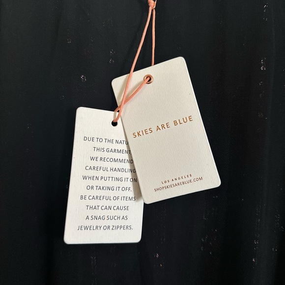 Sequence milti-colored skies are blue kimono size xs/sm - Picture 4 of 6